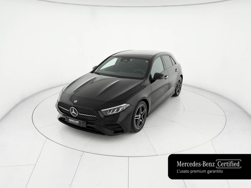 Mercedes Classe A 180 amg line advanced plus auto ibrido nero