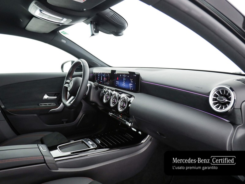 Mercedes Classe A 180 amg line advanced plus auto ibrido nero