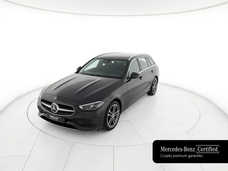 Mercedes Classe C SW sw 200 d mhev advanced auto ibrido grigio