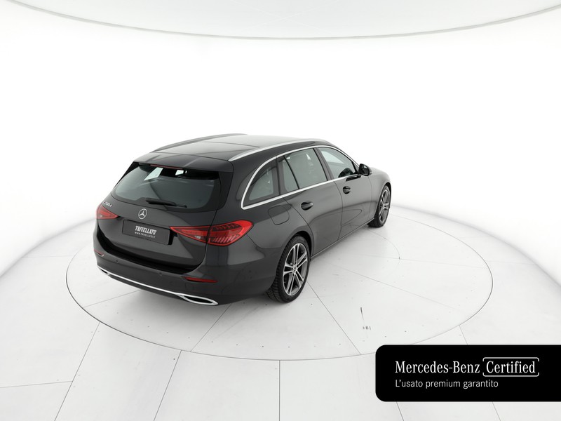 Mercedes Classe C SW sw 200 d mhev advanced auto ibrido grigio