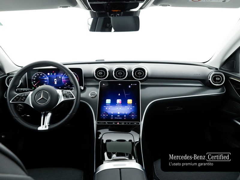 Mercedes Classe C SW sw 200 d mhev advanced auto ibrido grigio