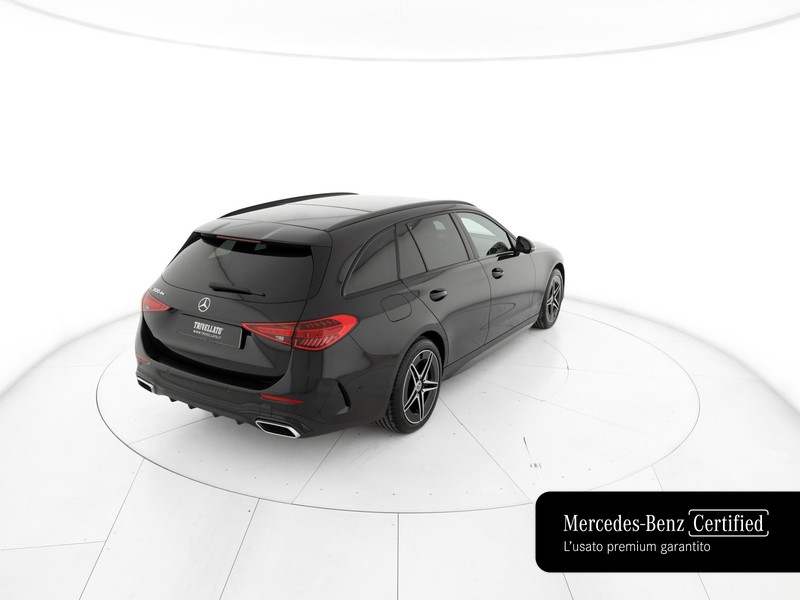 Mercedes Classe C SW sw 300 de phev amg line advanced auto ibrido nero