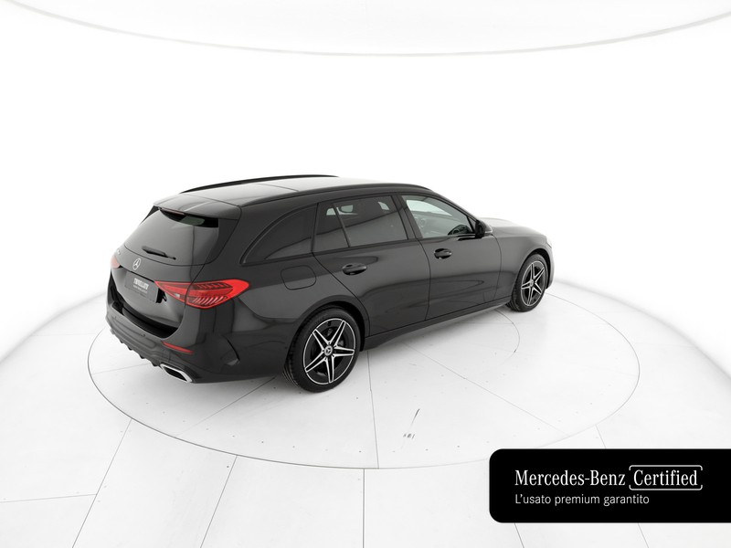 Mercedes Classe C SW sw 300 de phev amg line advanced auto ibrido nero