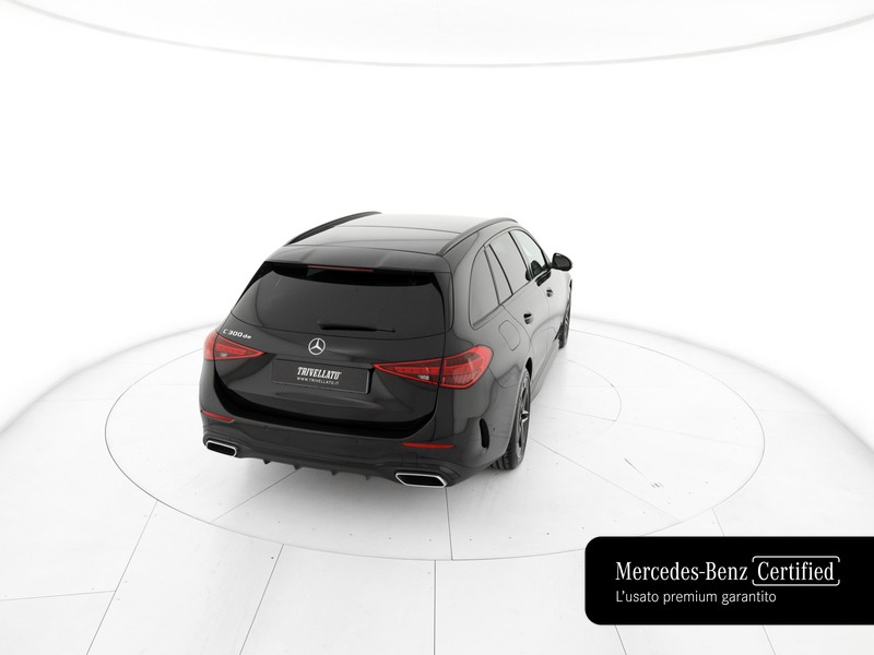 Mercedes Classe C SW sw 300 de phev amg line advanced auto ibrido nero
