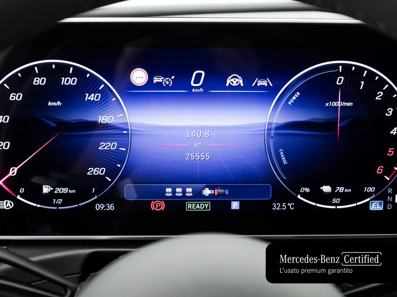 Mercedes Classe C SW sw 300 de phev amg line advanced auto ibrido nero