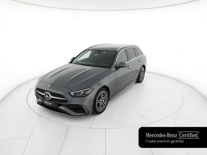 Mercedes Classe C SW sw 220 d mhev premium plus auto ibrido grigio