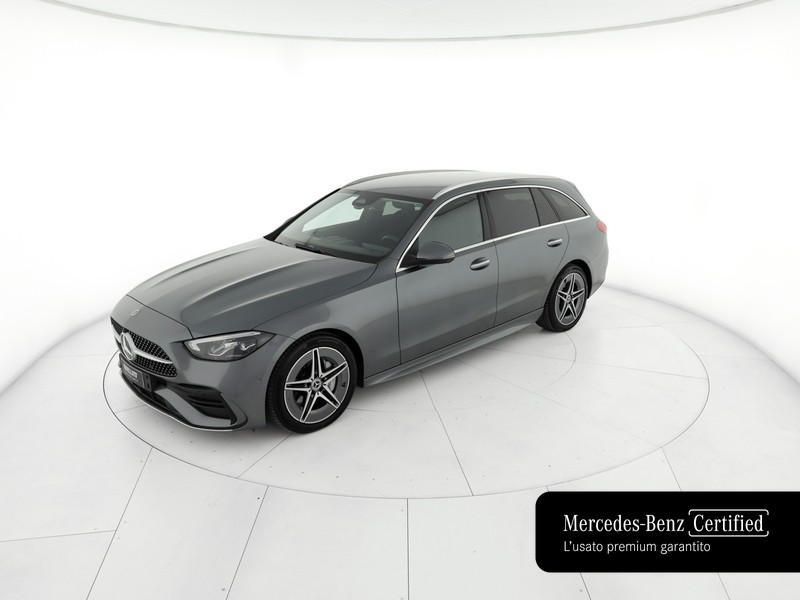 Mercedes Classe C SW sw 220 d mhev premium plus auto ibrido grigio
