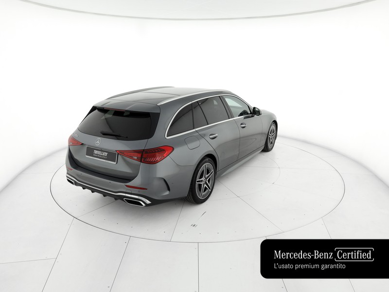 Mercedes Classe C SW sw 220 d mhev premium plus auto ibrido grigio