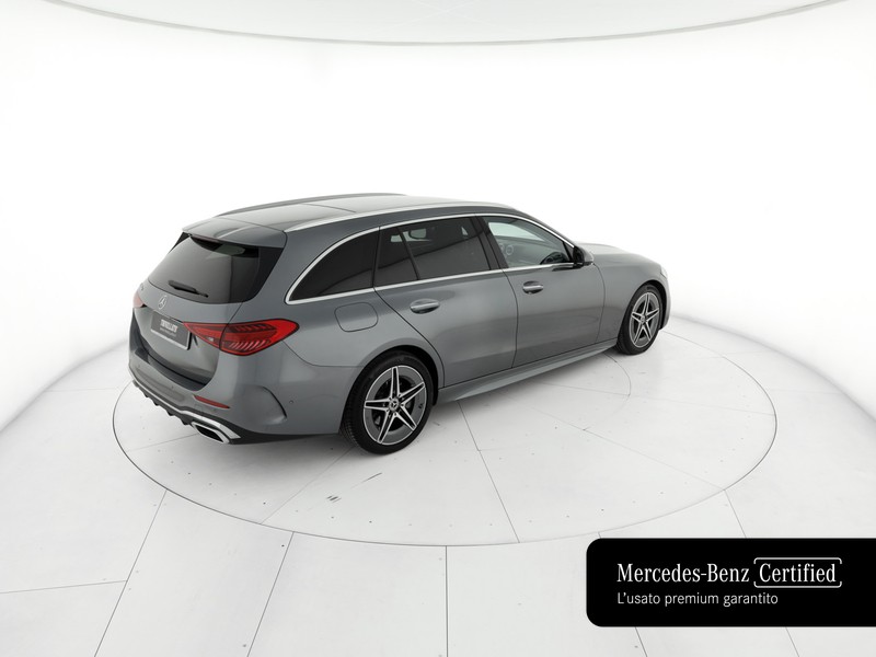 Mercedes Classe C SW sw 220 d mhev premium plus auto ibrido grigio