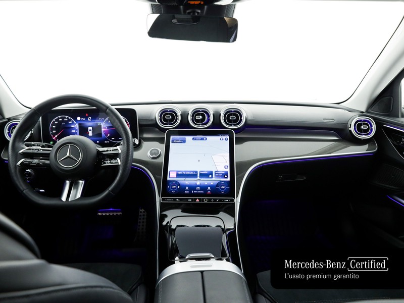 Mercedes Classe C SW sw 220 d mhev premium plus auto ibrido grigio