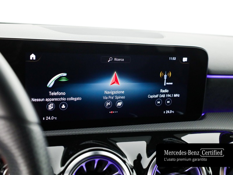 Mercedes Classe A 180 d premium auto diesel nero