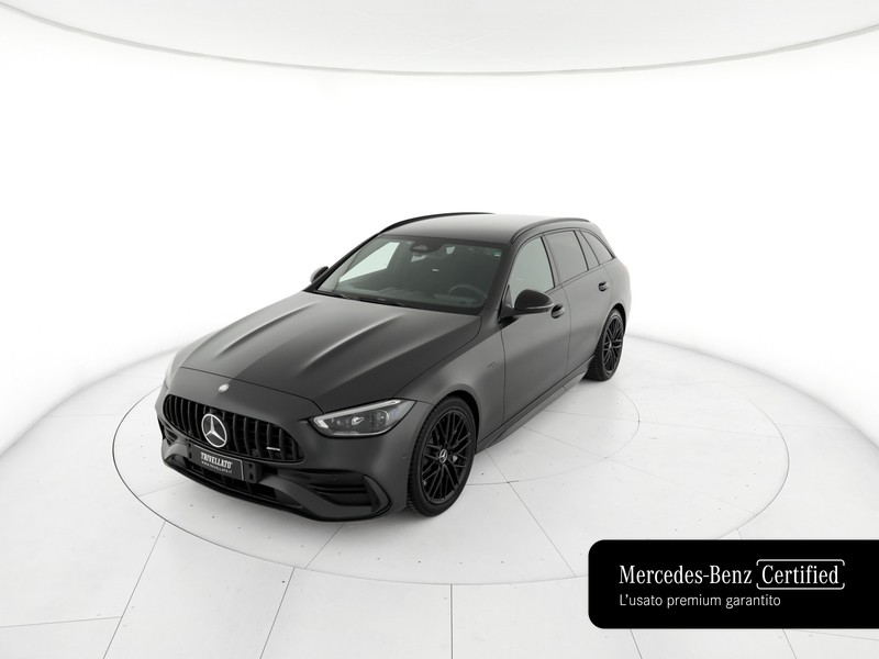 AMG Classe C c sw amg 43 mhev premium 4matic 408cv auto ibrido grigio