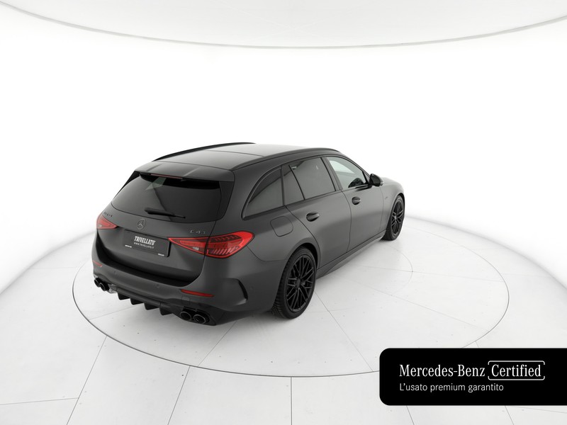 AMG Classe C c sw amg 43 mhev premium 4matic 408cv auto ibrido grigio
