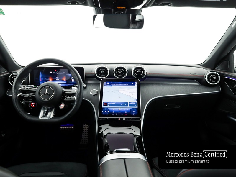 AMG Classe C c sw amg 43 mhev premium 4matic 408cv auto ibrido grigio