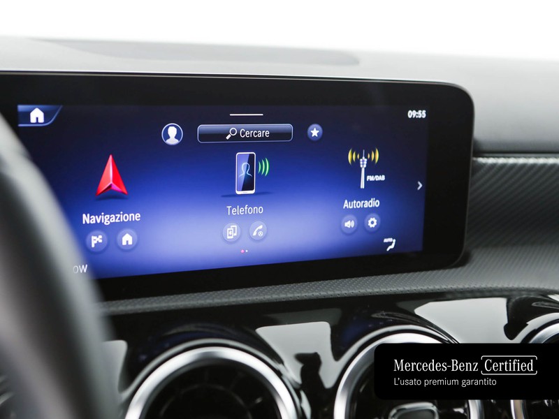 Mercedes Classe A 250 e phev progressive advanced auto ibrido nero