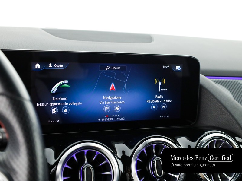 Mercedes GLA 180 d premium auto diesel nero