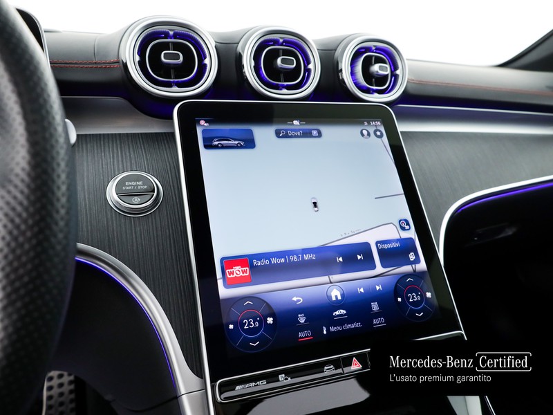 AMG Classe C c sw amg 43 mhev premium plus 4matic 408cv auto ibrido bianco