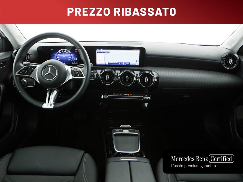 Mercedes Classe A 180 d advanced auto diesel bianco