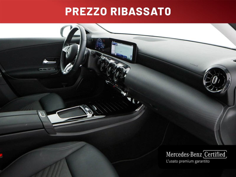 Mercedes Classe A 180 d advanced auto diesel bianco