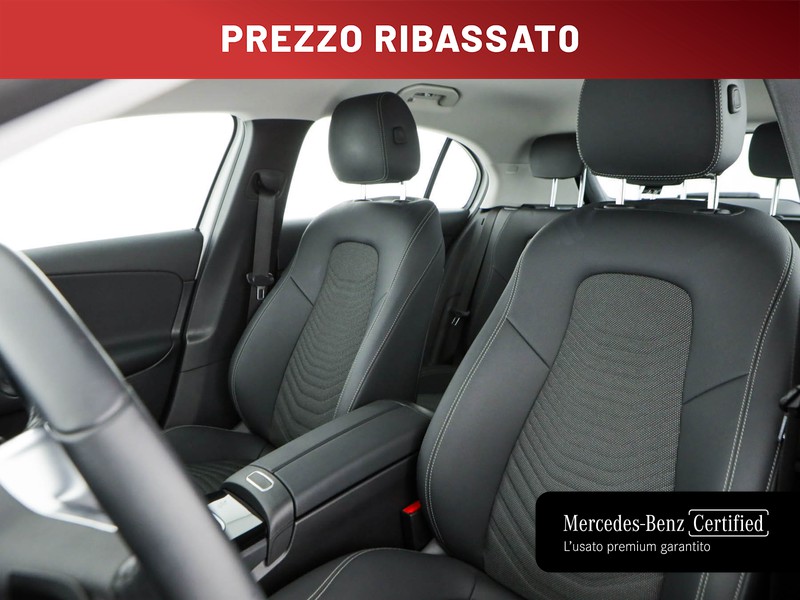 Mercedes Classe A 180 d advanced auto diesel bianco
