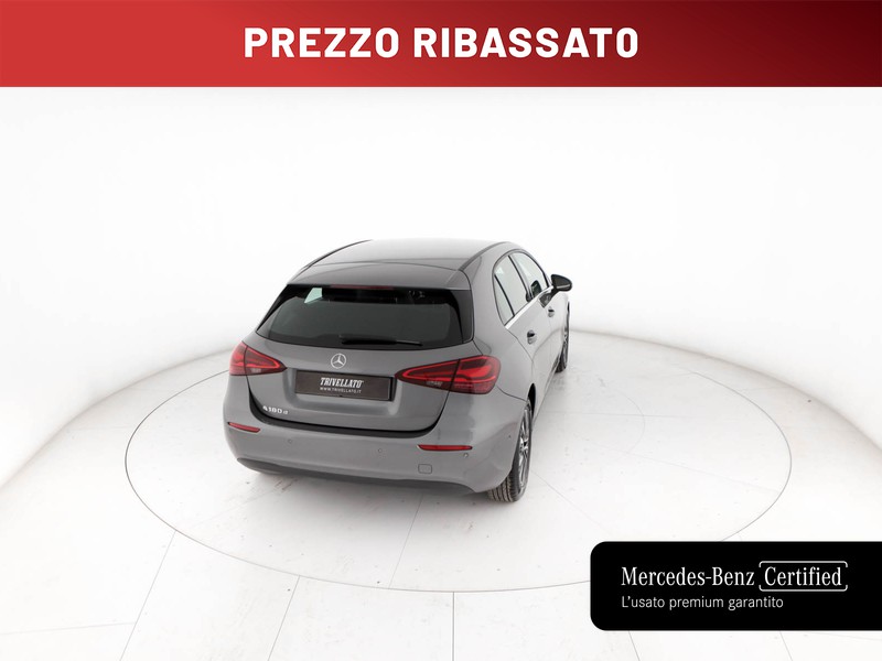 Mercedes Classe A 180 d advanced auto diesel grigio