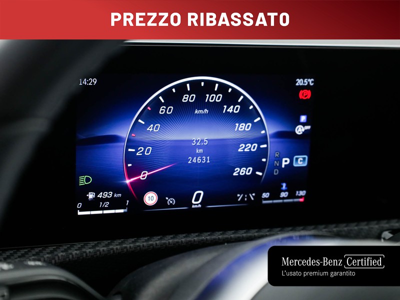 Mercedes Classe A 180 d advanced auto diesel grigio