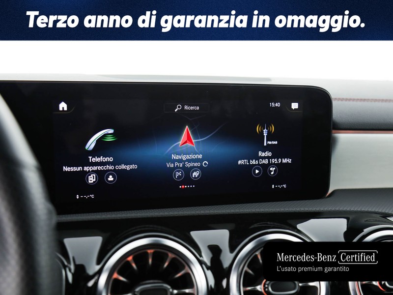 Mercedes CLA Shooting Brake  200 d premium auto diesel nero