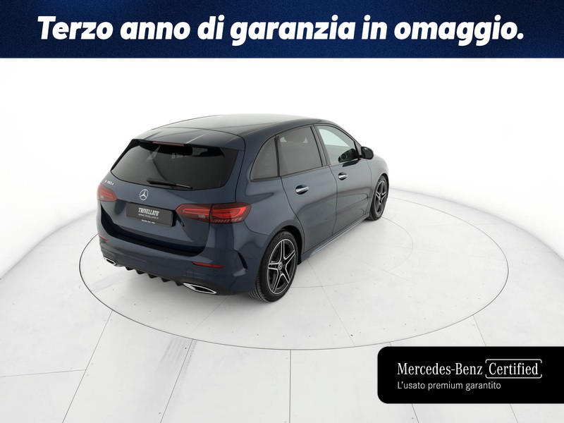 Mercedes Classe B 180 d amg line advanced plus auto diesel blu/azzurro