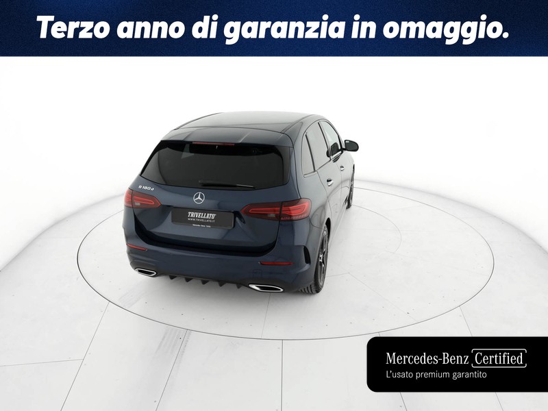 Mercedes Classe B 180 d amg line advanced plus auto diesel blu/azzurro
