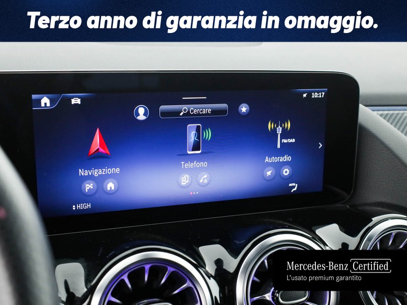 Mercedes Classe B 180 d amg line advanced plus auto diesel blu/azzurro