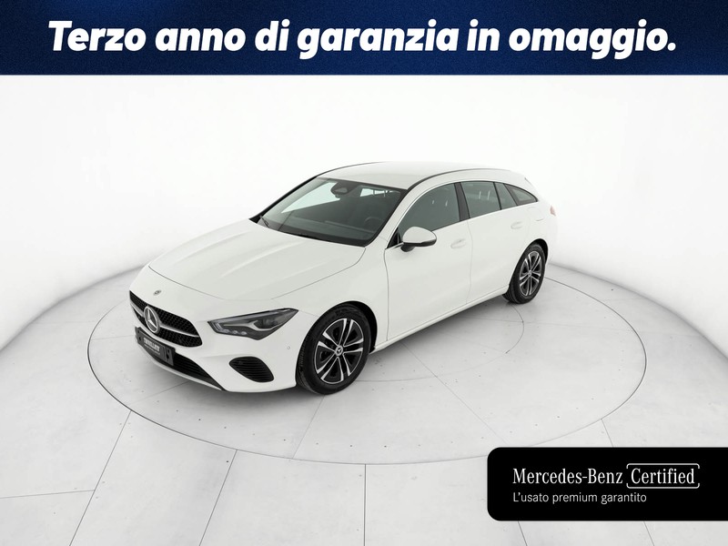 Mercedes CLA Shooting Brake  180 d advanced auto diesel bianco