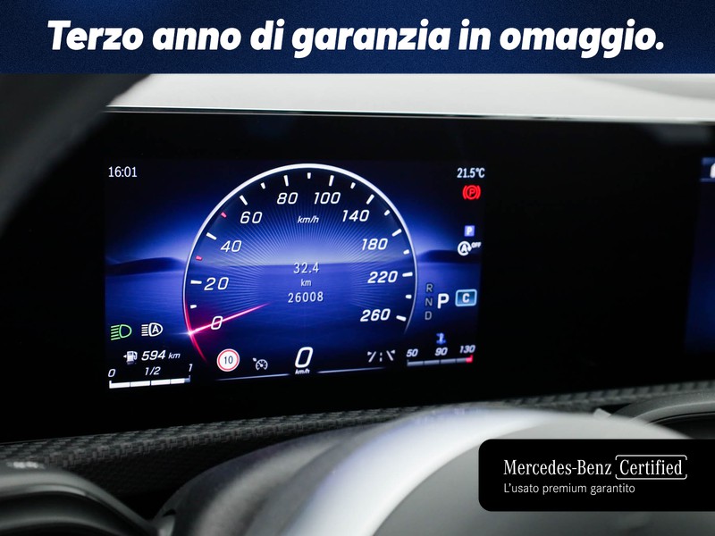 Mercedes CLA Shooting Brake  180 d advanced auto diesel bianco