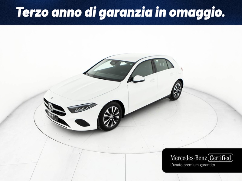 Mercedes Classe A 180 d advanced auto diesel bianco