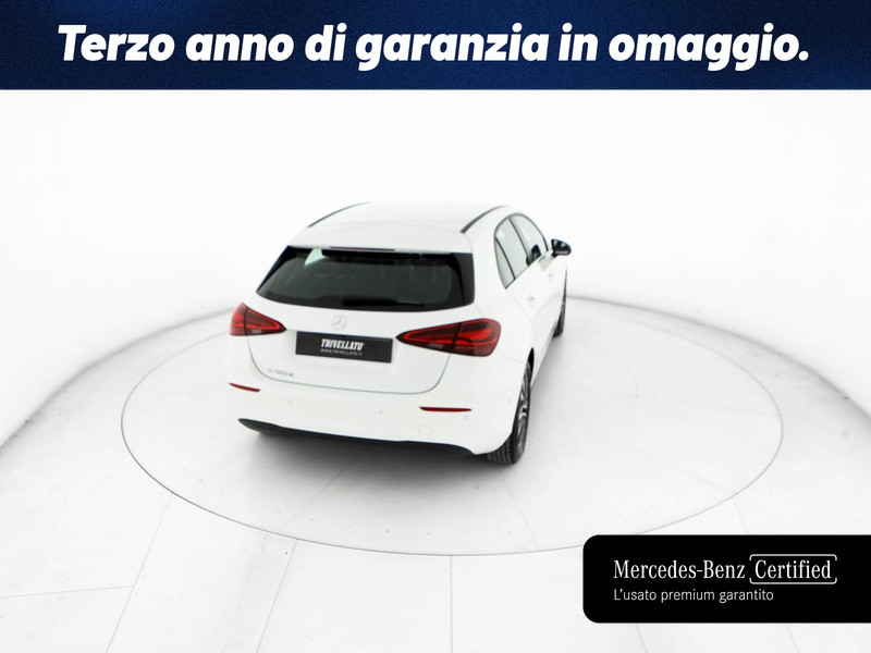 Mercedes Classe A 180 d advanced auto diesel bianco