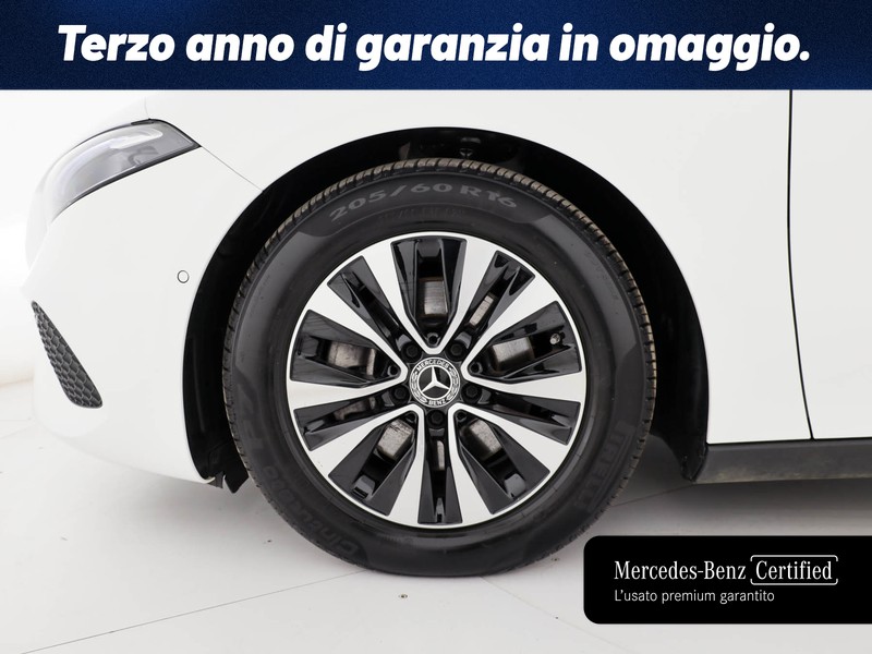 Mercedes Classe A 180 d advanced auto diesel bianco