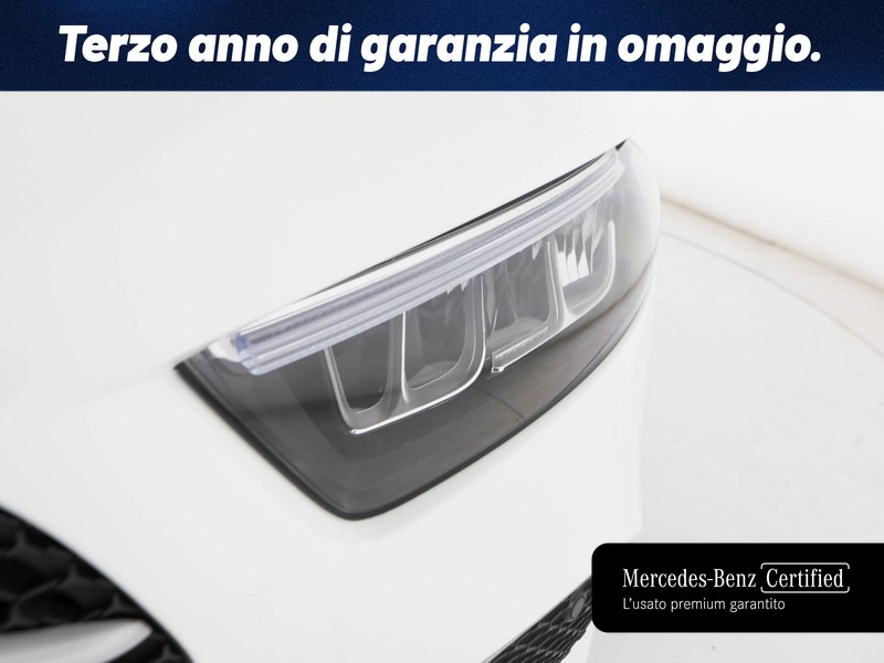 Mercedes Classe A 180 d advanced auto diesel bianco