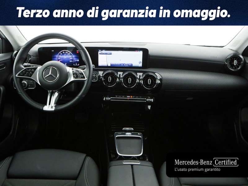 Mercedes Classe A 180 d advanced auto diesel bianco