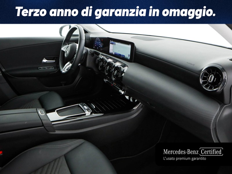 Mercedes Classe A 180 d advanced auto diesel bianco