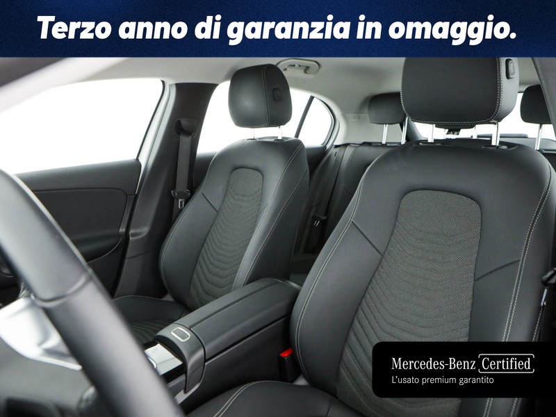 Mercedes Classe A 180 d advanced auto diesel bianco