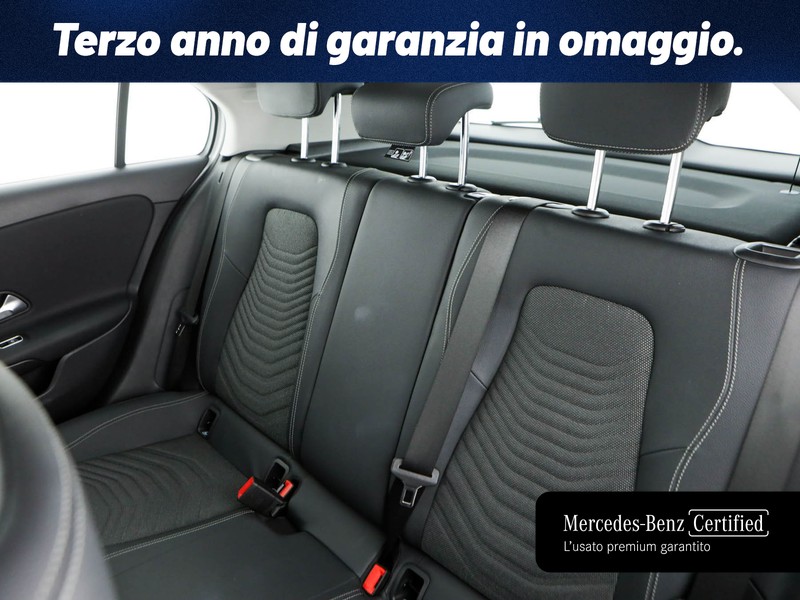 Mercedes Classe A 180 d advanced auto diesel bianco