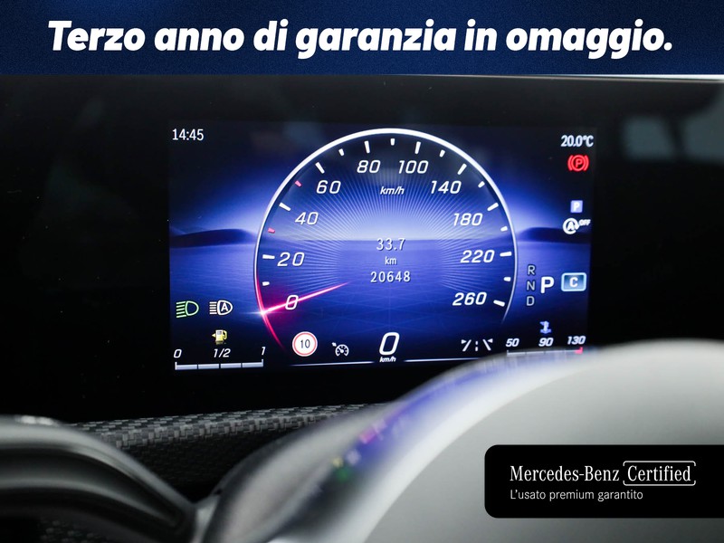 Mercedes Classe A 180 d advanced auto diesel bianco