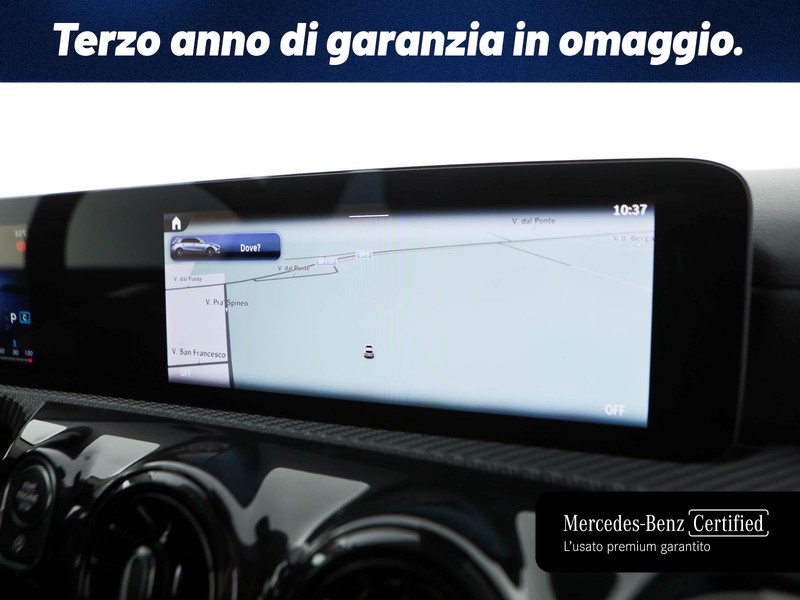 Mercedes Classe A 180 d advanced auto diesel bianco