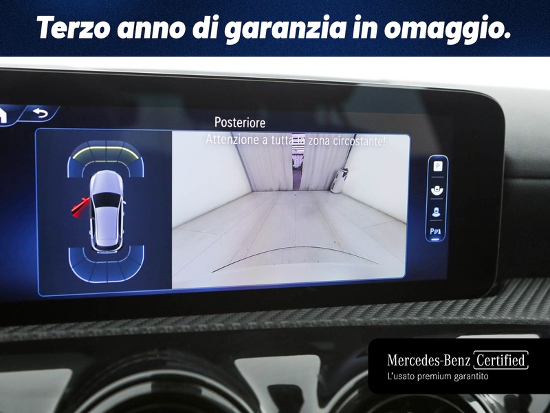Mercedes Classe A 180 d advanced auto diesel bianco