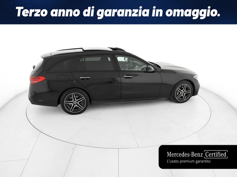 Mercedes Classe C SW sw 300 de phev amg line premium plus auto ibrido nero