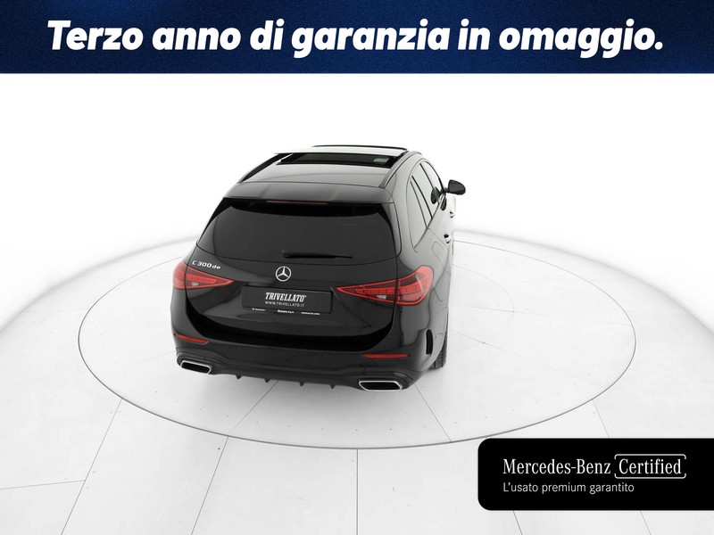 Mercedes Classe C SW sw 300 de phev amg line premium plus auto ibrido nero