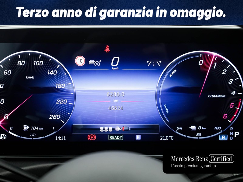 Mercedes Classe C SW sw 300 de phev amg line premium plus auto ibrido nero