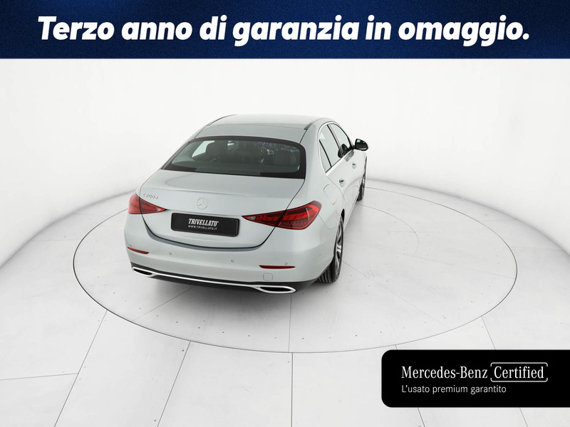 Mercedes Classe C Berlina 200 d mhev advanced auto ibrido argento