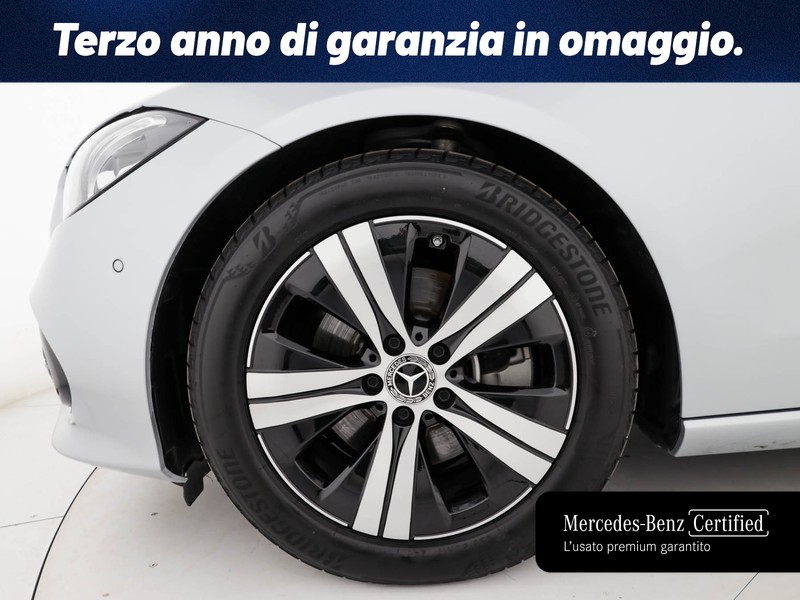 Mercedes Classe C Berlina 200 d mhev advanced auto ibrido argento