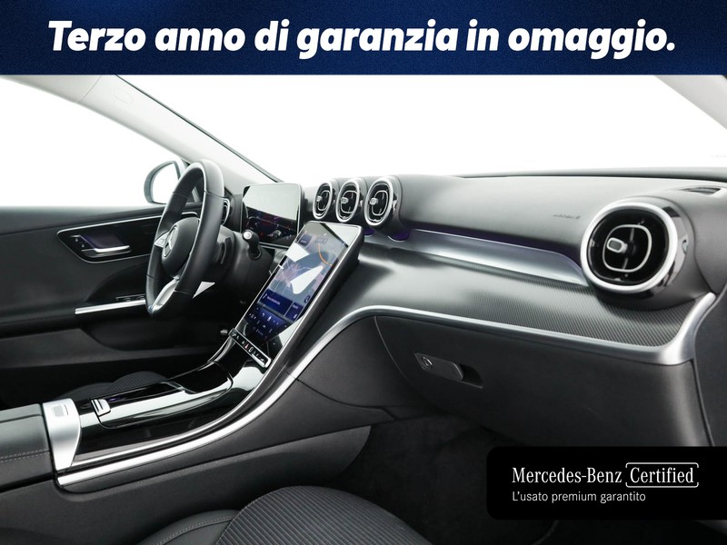 Mercedes Classe C Berlina 200 d mhev advanced auto ibrido argento
