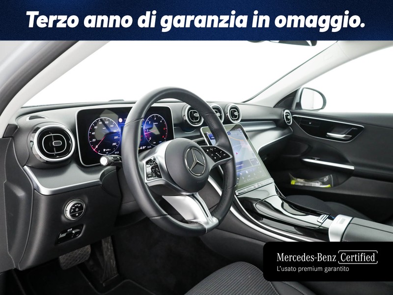 Mercedes Classe C Berlina 200 d mhev advanced auto ibrido argento